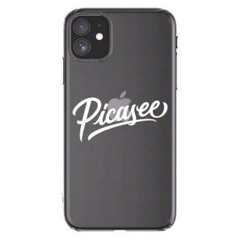Picasee silikonový průhledný obal pro Apple iPhone 11 - Picasee - old logo - white