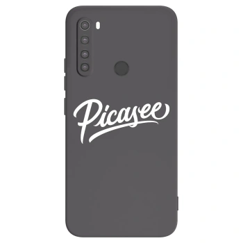 Picasee silikonový černý obal pro Xiaomi Redmi Note 8 - Picasee - old logo - white
