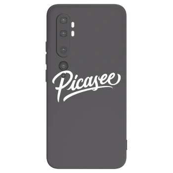 Picasee silikonový černý obal pro Xiaomi Mi Note 10 (Pro) - Picasee - old logo - white