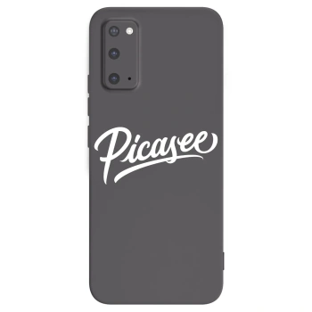 Picasee silikonový černý obal pro Samsung Galaxy S20 G980F - Picasee - old logo - white