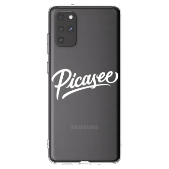 Picasee silikonový průhledný obal pro Samsung Galaxy S20+ G985F - Picasee - old logo - white
