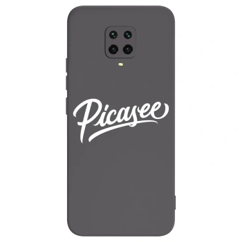 Picasee silikonový černý obal pro Xiaomi Redmi Note 9S - Picasee - old logo - white