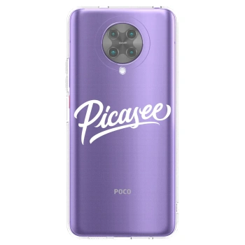 Picasee silikonový průhledný obal pro Xiaomi Poco F2 Pro - Picasee - old logo - white
