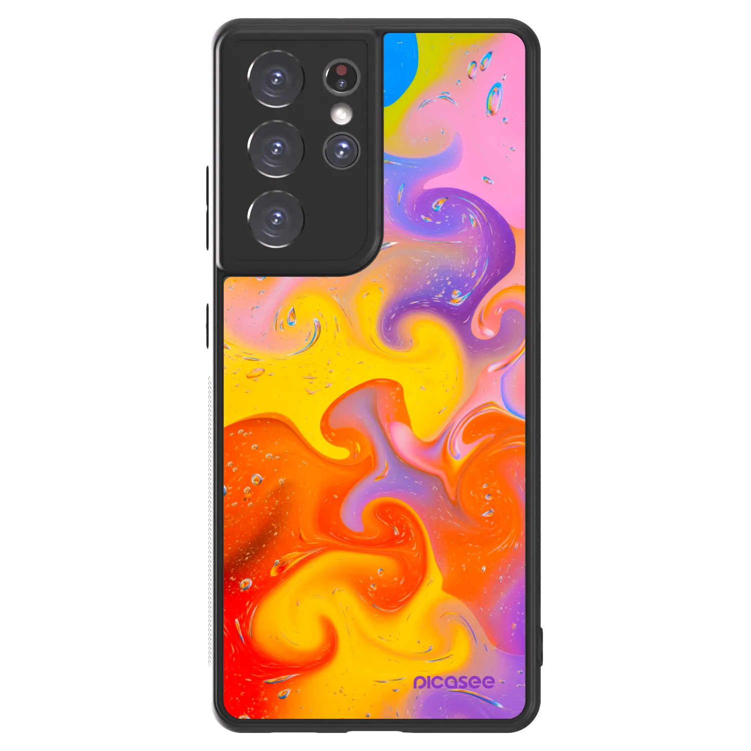 Picasee ULTIMATE CASE pro Samsung Galaxy S21 Ultra 5G G998B - Bubbles
