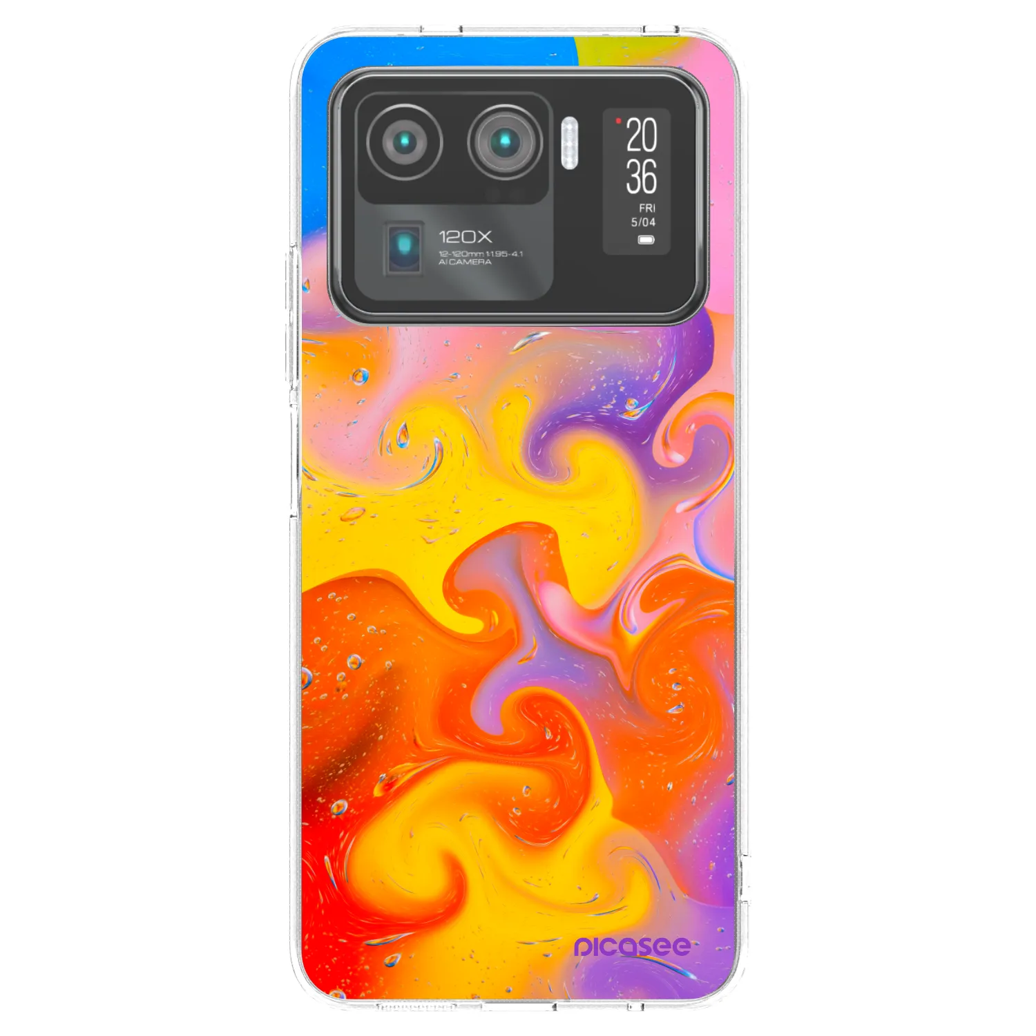 Picasee silikonový průhledný obal pro Xiaomi Mi 11 Ultra - Bubbles