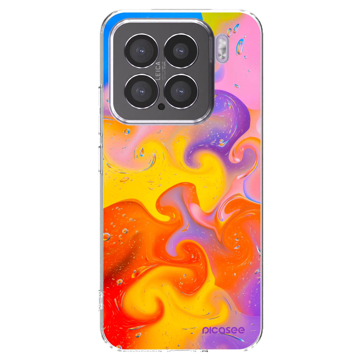 Picasee silikonový průhledný obal pro Xiaomi 15 - Bubbles