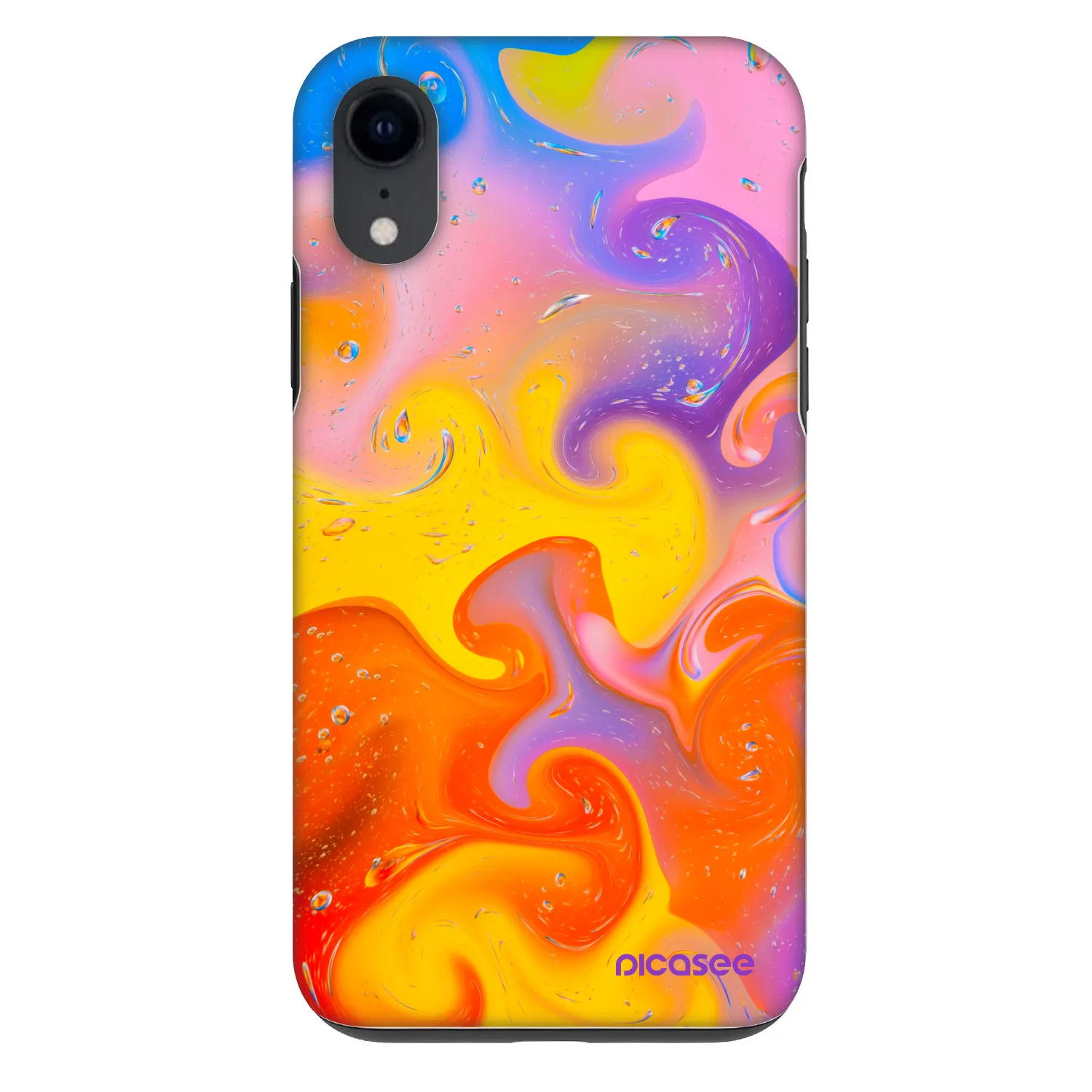 Picasee Fashion Case pro Apple iPhone XR - Bubbles