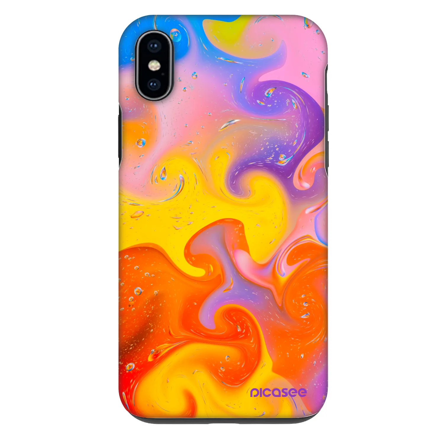 Picasee Fashion Case pro Apple iPhone XS Max - Bubbles