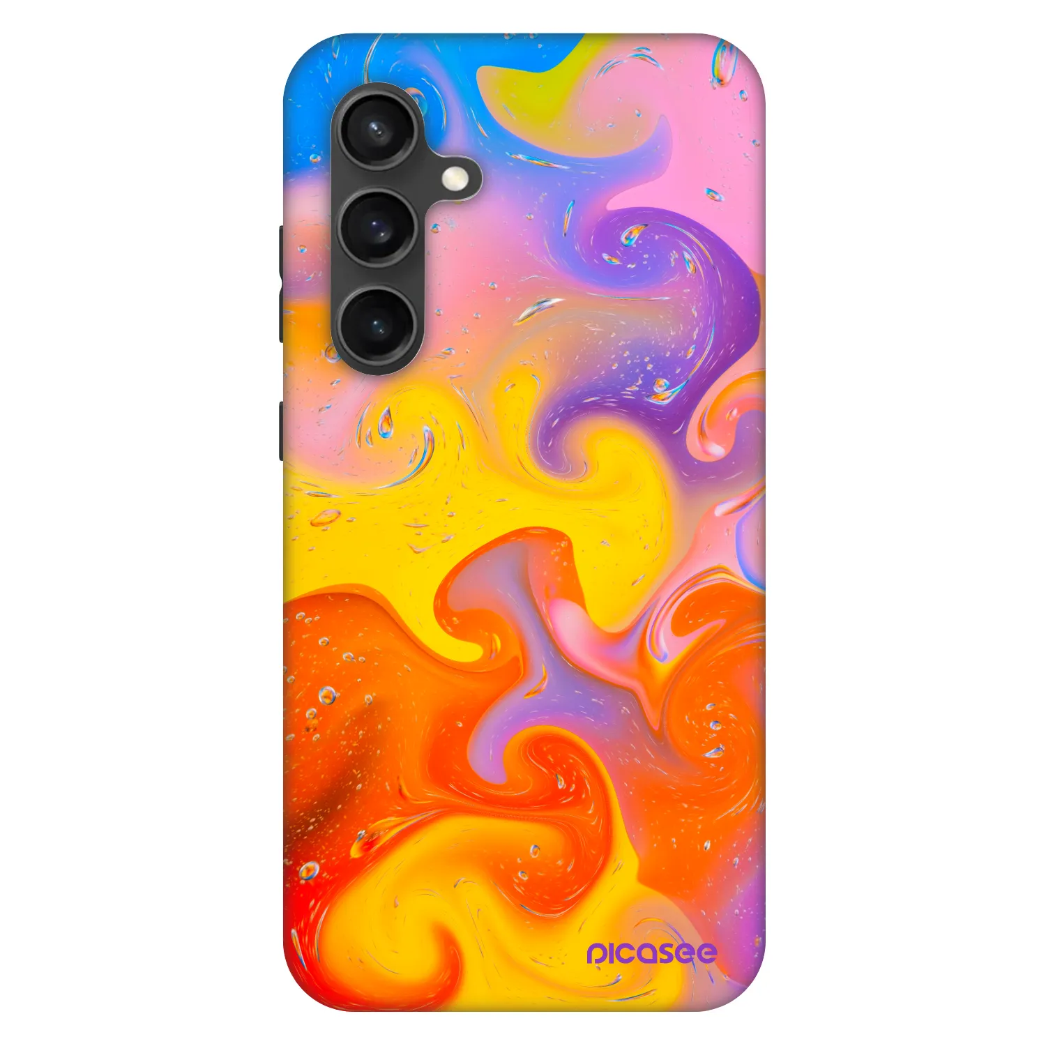 Picasee Fashion Case pro Samsung Galaxy S24 FE S721B - Bubbles