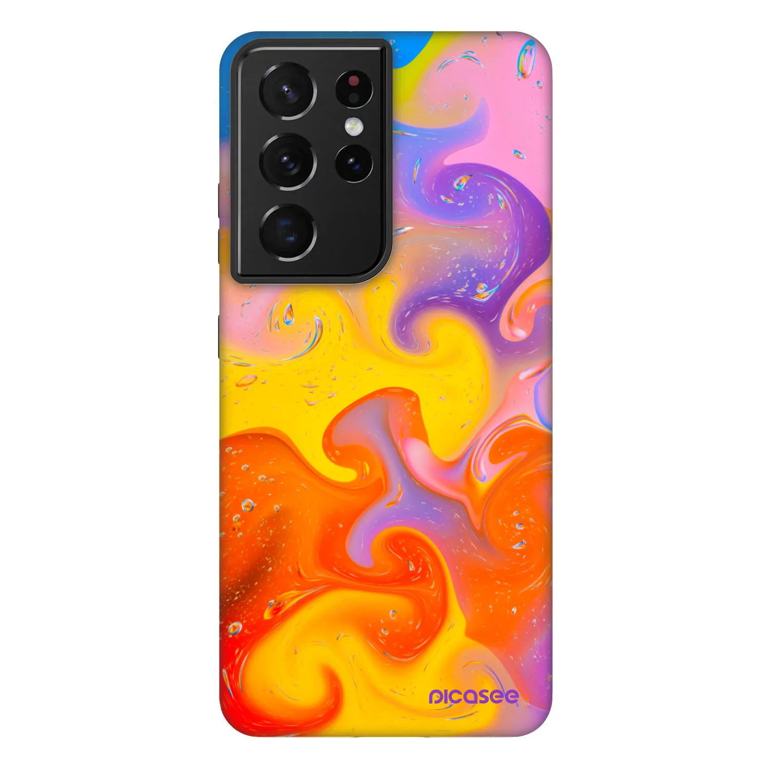 Picasee Fashion Case pro Samsung Galaxy S21 Ultra 5G G998B - Bubbles