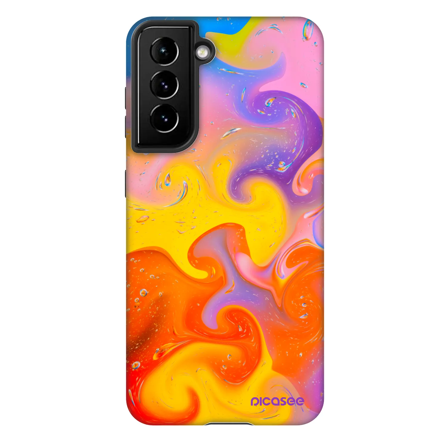 Picasee Fashion Case pro Samsung Galaxy S21 5G G991B - Bubbles