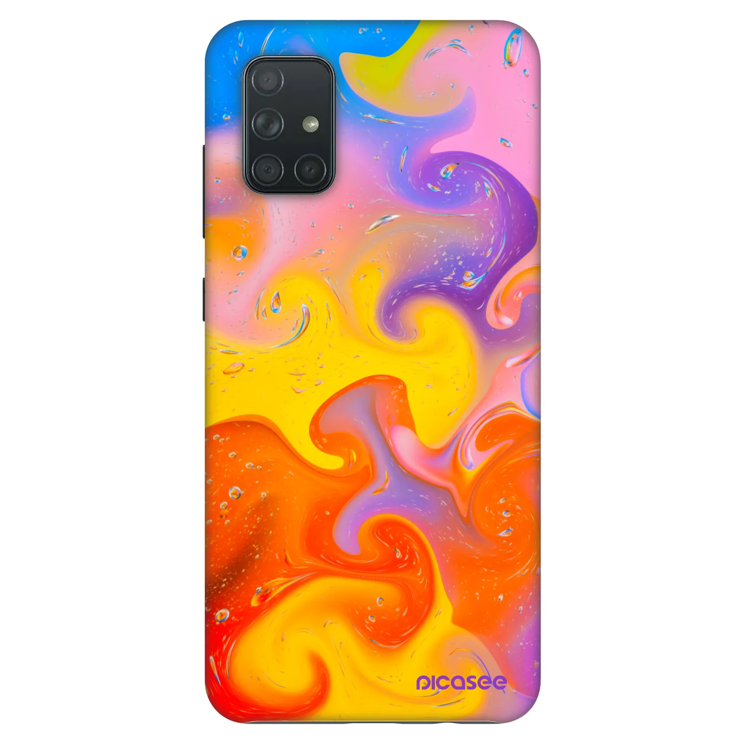 Picasee Fashion Case pro Samsung Galaxy A71 A715F - Bubbles