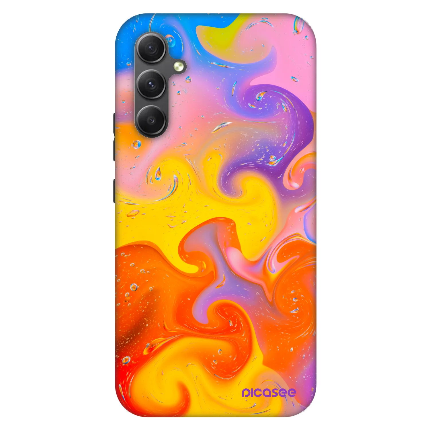 Picasee Fashion Case pro Samsung Galaxy A34 5G A346B - Bubbles