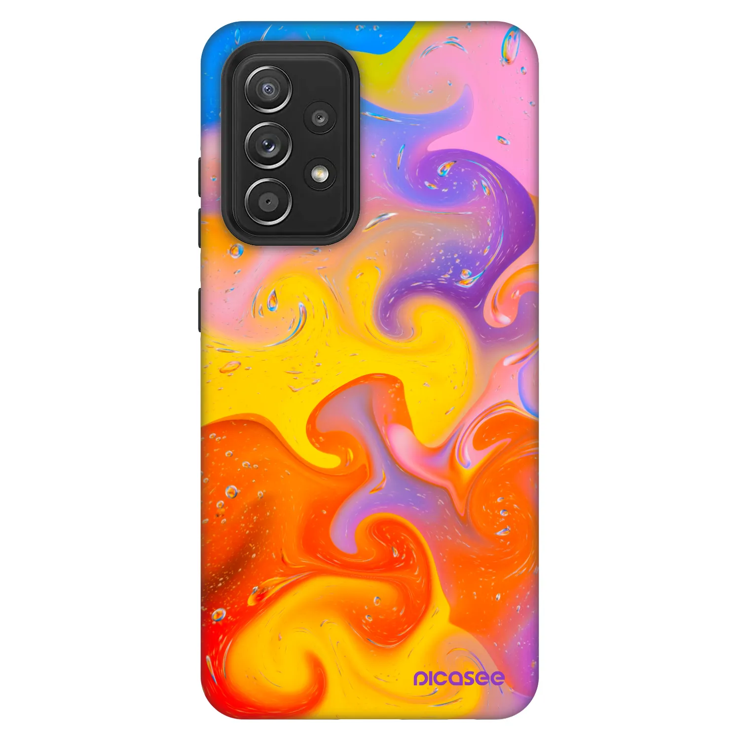 Picasee Fashion Case pro Samsung Galaxy A52 5G A525F - Bubbles