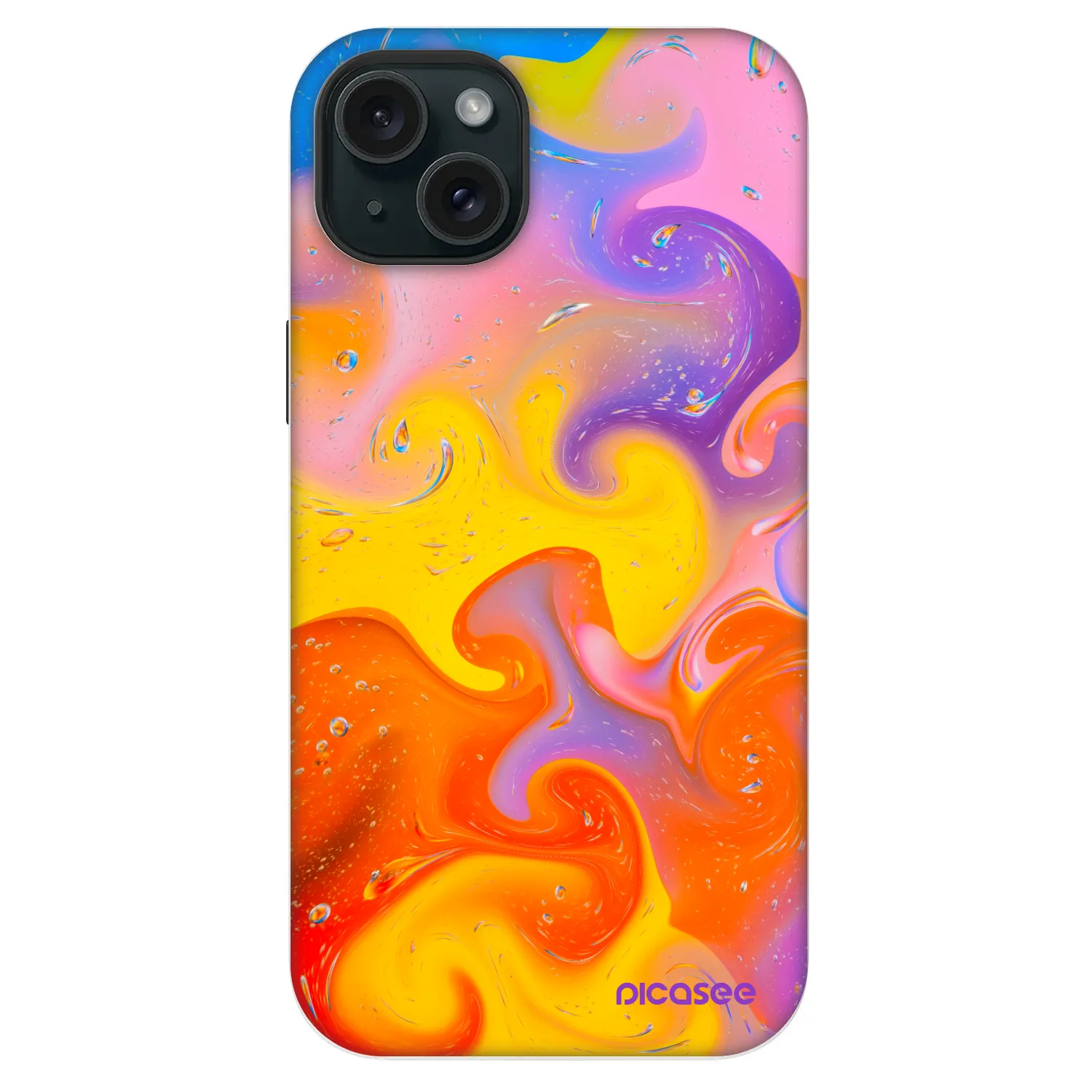 Picasee Fashion Case MagSafe Apple iPhone 14 Plus - Bubbles