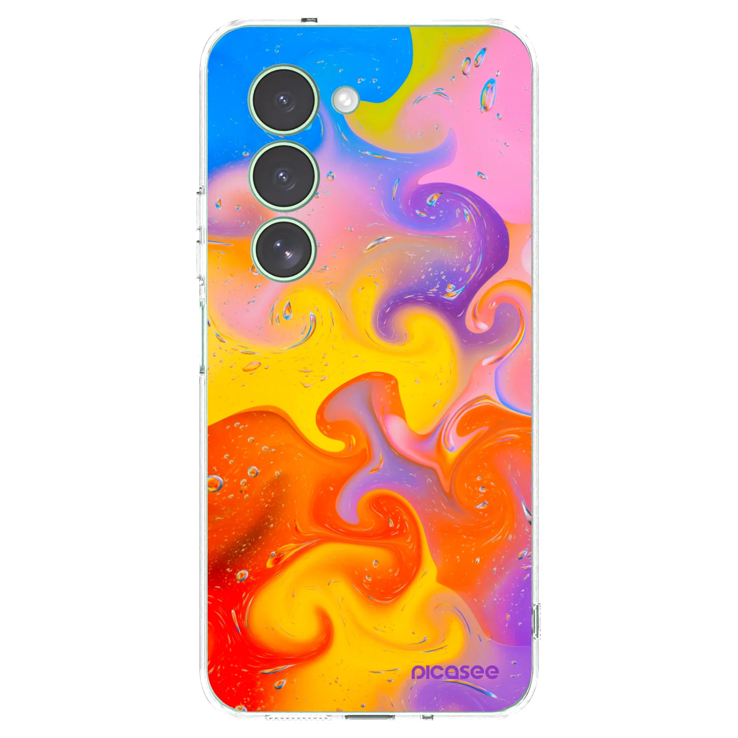 Picasee silikonový průhledný obal pro Xiaomi Redmi 15 5G - Bubbles