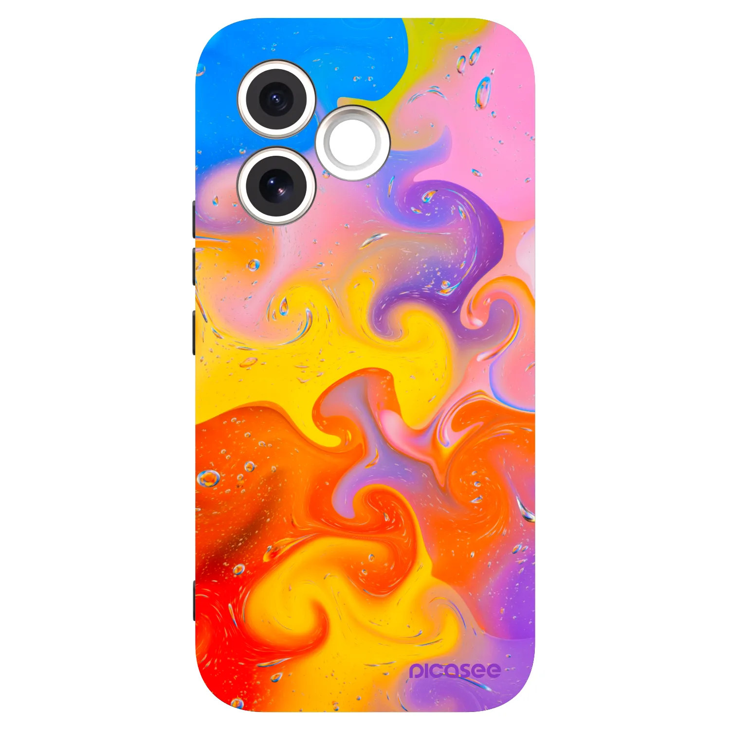 Picasee silikonový černý obal pro Honor 600 Lite - Bubbles