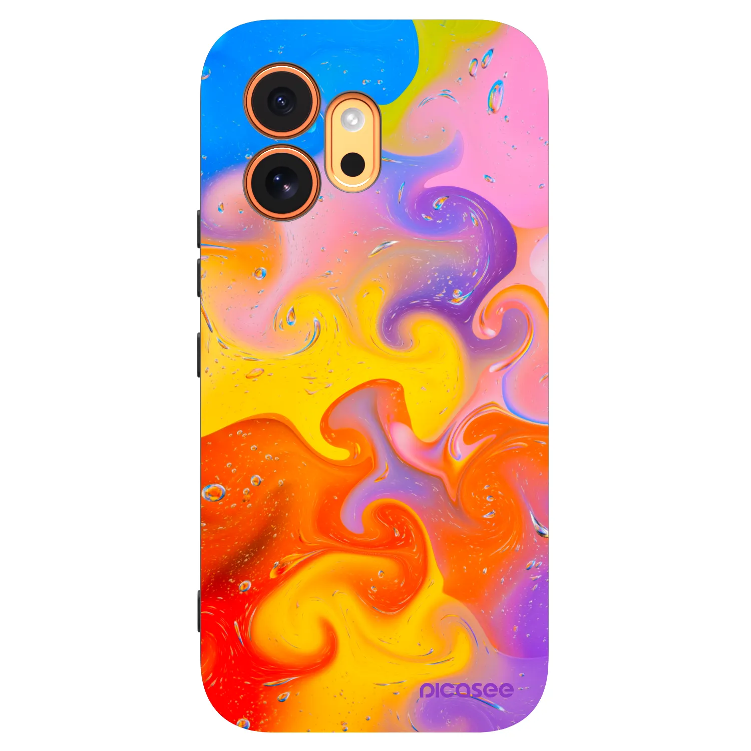 Picasee silikonový černý obal pro Honor 600 - Bubbles