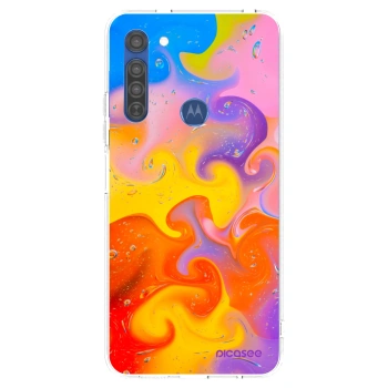 Obal pro Motorola Moto G8 - Bubbles