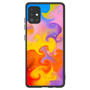 Picasee ULTIMATE CASE pro Samsung Galaxy A51 A515F - Bubbles