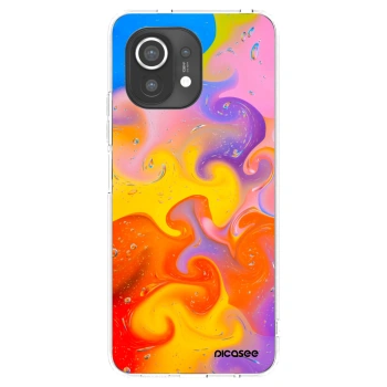 Picasee silikonový průhledný obal pro Xiaomi Mi 11 - Bubbles