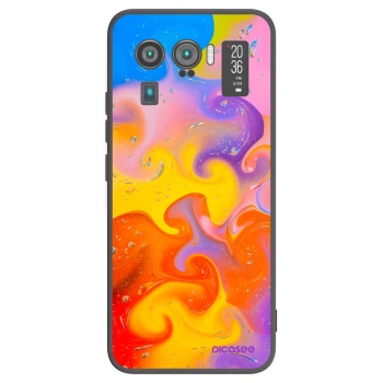 Picasee silikonový černý obal pro Xiaomi Mi 11 Ultra - Bubbles