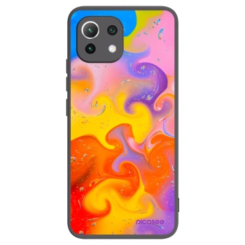 Picasee silikonový černý obal pro Xiaomi 11 Lite 5G NE - Bubbles