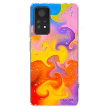 Picasee silikonový průhledný obal pro Xiaomi Redmi Note 11 Pro - Bubbles