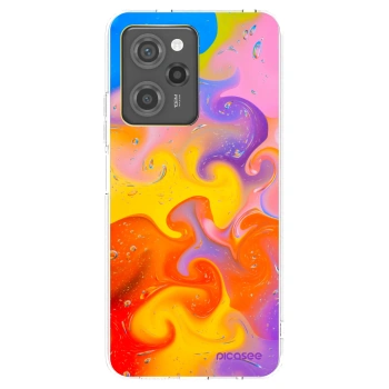 Picasee silikonový průhledný obal pro Xiaomi Poco X5 Pro - Bubbles