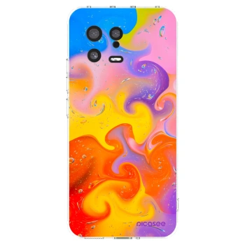 Picasee silikonový průhledný obal pro Xiaomi 13 - Bubbles