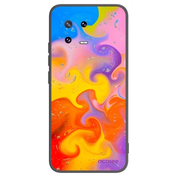 Picasee silikonový černý obal pro Xiaomi 13 Pro - Bubbles