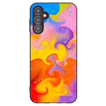 Picasee silikonový černý obal pro Samsung Galaxy A14 5G A146P - Bubbles