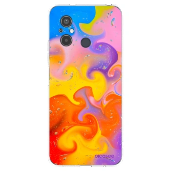 Picasee silikonový průhledný obal pro Xiaomi Redmi 12C - Bubbles