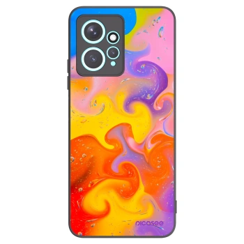 Picasee silikonový černý obal pro Xiaomi Redmi Note 12 4G - Bubbles
