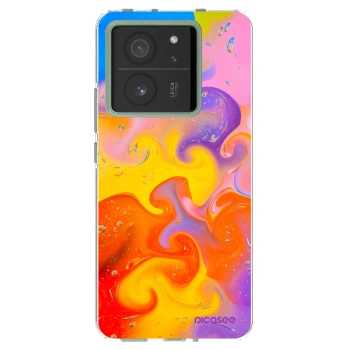 Picasee silikonový průhledný obal pro Xiaomi 13T - Bubbles