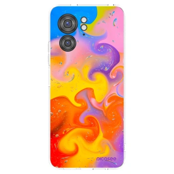 Picasee silikonový průhledný obal pro Motorola Edge 40 - Bubbles