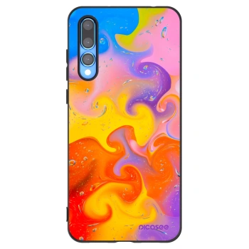 Picasee silikonový černý obal pro Huawei P20 Pro - Bubbles