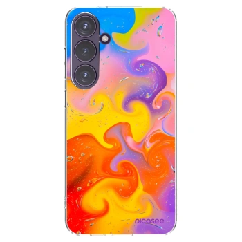 Picasee silikonový průhledný obal pro Samsung Galaxy S24+ S926B 5G - Bubbles