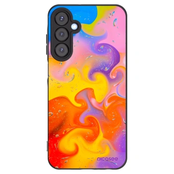 Picasee silikonový černý obal pro Samsung Galaxy A25 A256B 5G - Bubbles