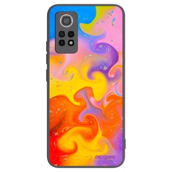 Picasee silikonový černý obal pro Xiaomi Redmi Note 12 Pro 4G - Bubbles