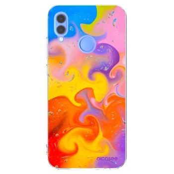 Picasee silikonový průhledný obal pro Huawei P Smart 2019 - Bubbles
