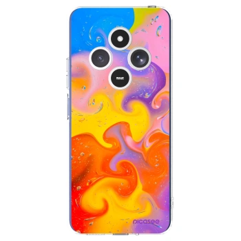 Picasee silikonový průhledný obal pro Xiaomi Redmi 14C - Bubbles