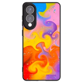 Picasee silikonový černý obal pro Samsung Galaxy S25 Edge 5G - Bubbles