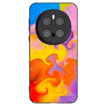 Picasee silikonový černý obal pro Honor Magic7 Pro 5G - Bubbles