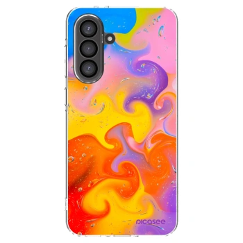 Picasee silikonový průhledný obal pro Samsung Galaxy A56 5G A566B - Bubbles