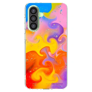 Picasee silikonový průhledný obal pro Samsung Galaxy A26 5G A266B - Bubbles