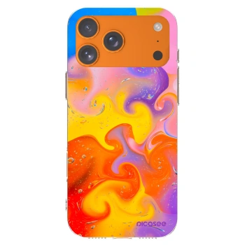 Picasee silikonový průhledný obal pro Apple iPhone 17 Pro Max - Bubbles