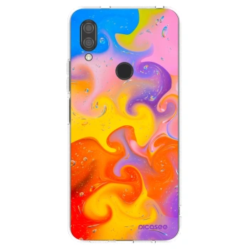Picasee silikonový průhledný obal pro Xiaomi Redmi 7 - Bubbles