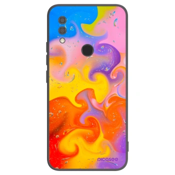 Picasee silikonový černý obal pro Xiaomi Redmi 7 - Bubbles