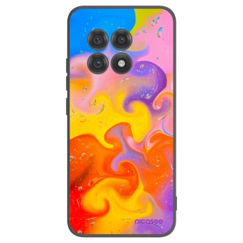 Picasee silikonový černý obal pro OnePlus 13R 5G - Bubbles